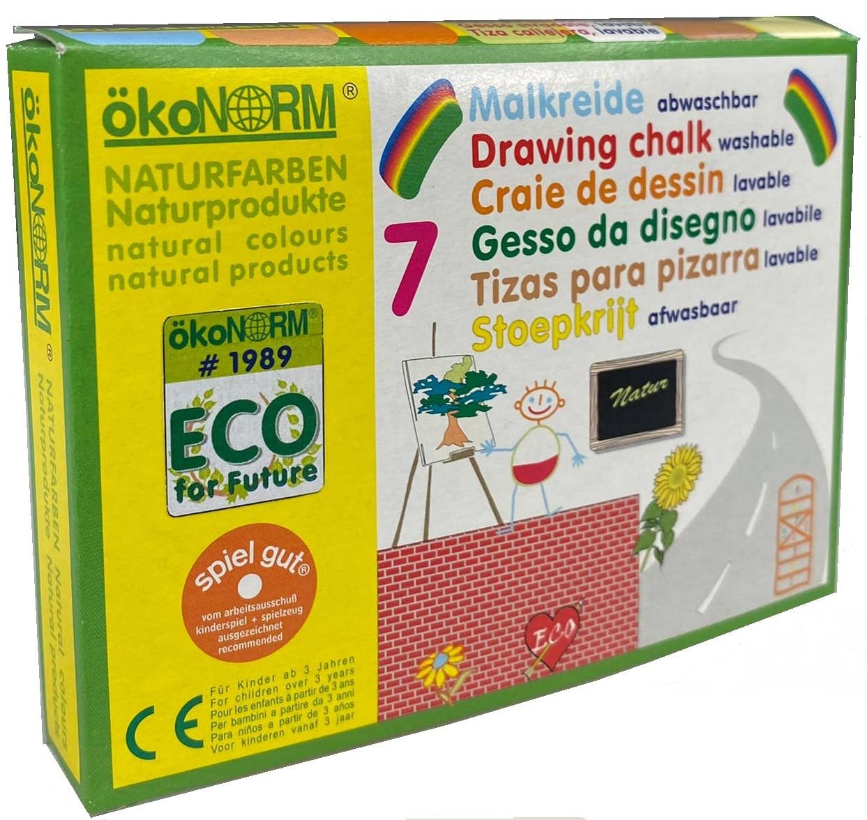 Street Crayons in a case - Set of 7 colours