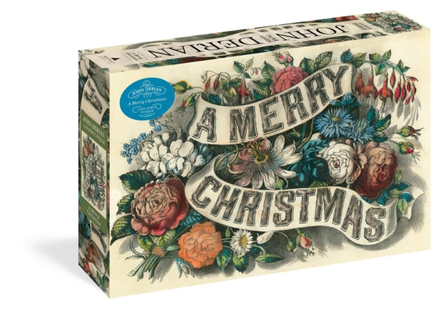 John Derian Paper Goods: Merry Christmas 1,000-Piece Puzzle-9781648293405
