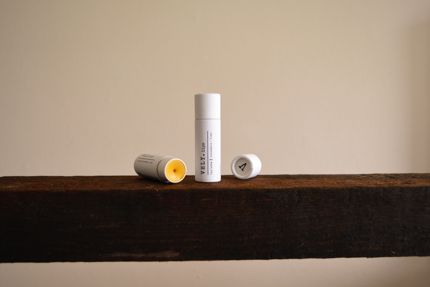Natural Vegan Lip Balm With Calendula Extract and Lime