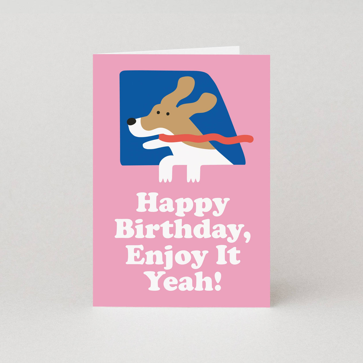 Enjoy Yourself Dog Birthday Cards