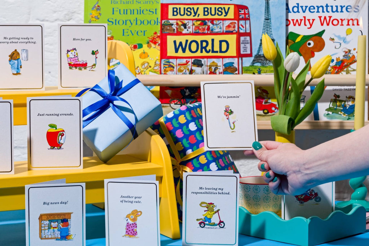 Worry Mini Card by Richard Scarry