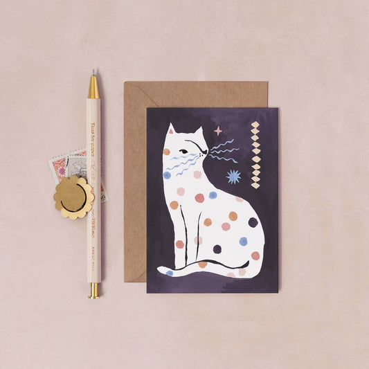 Dotty Cat Mini Card