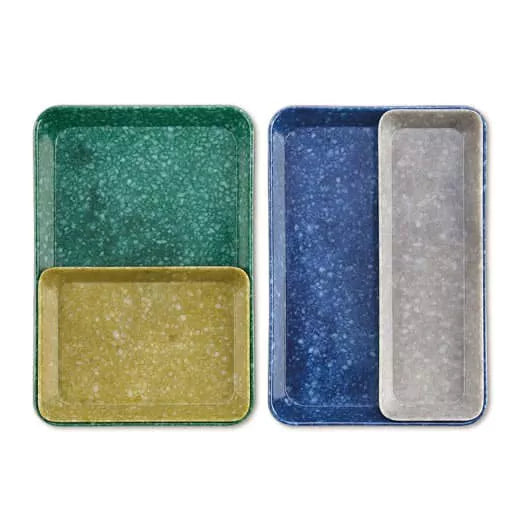 Marbled Desk Tray - Medium