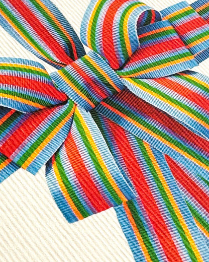 Candy Stripe Bow