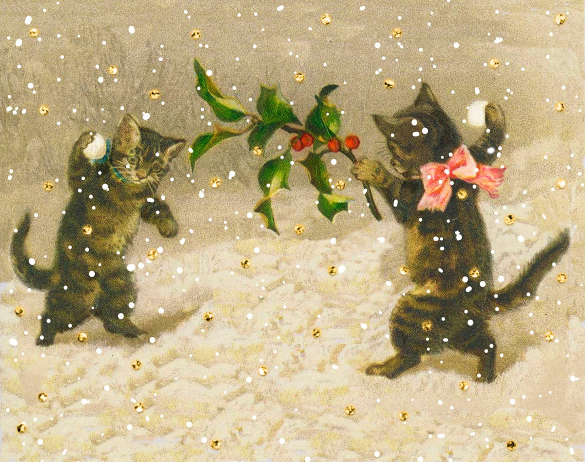 Snowball Christmas Cats