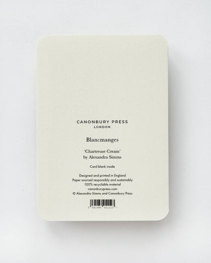 Chartreuse Cream Blancmange