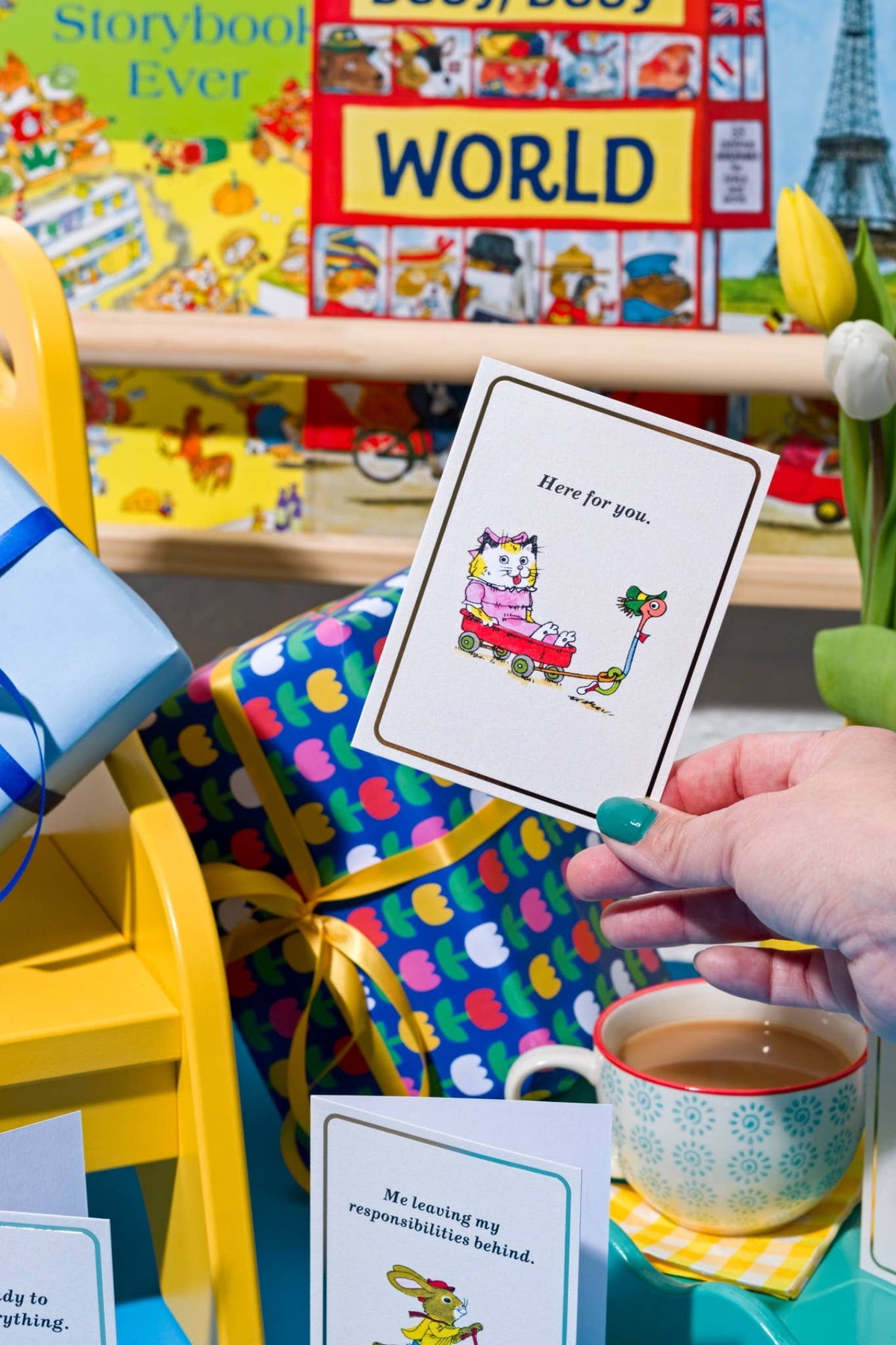 Big News Day Mini Card by Richard Scarry
