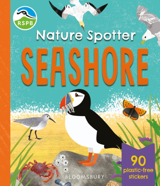 RSPB Nature Spotter: Seashore : A children's sticker guidebook to over 60 seashore birds, bugs, mammals and more-9781526698438