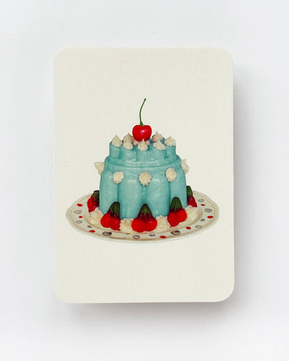 Violet Petal Cream Blancmange