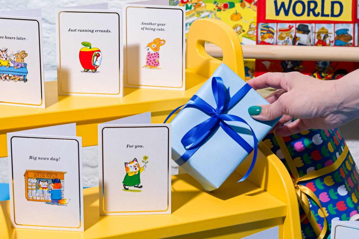 Worry Mini Card by Richard Scarry
