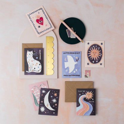 Sleeping Moon Mini Cards