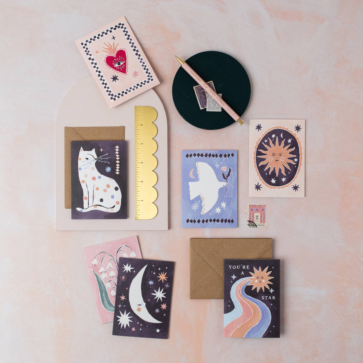 Dove Mini Cards