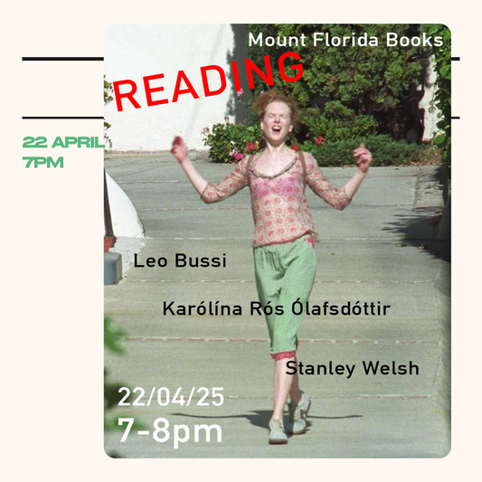 Readings | 22nd April @ 7pm
