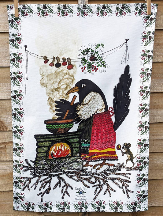 Crow Magpie Cooking | Organic cotton kitchen towel