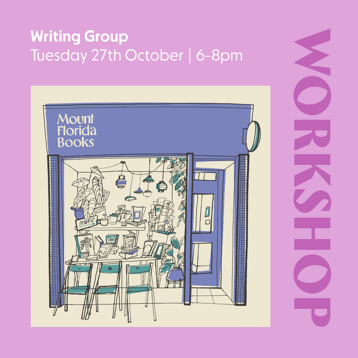 Writing Group | Tuesday 27th October | 6-8pm